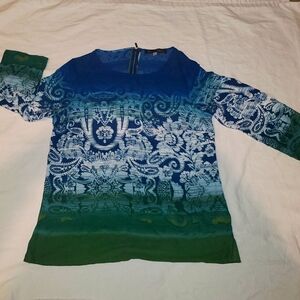 Rose & Olive top Paisly floral print